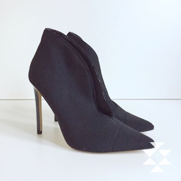 River Island Shoes - Sexy High Heeled Ankle Booties Deep Vamp Heels  9